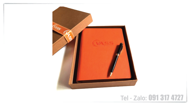 Bộ quà tặng Giftset bao gồm sổ bút ký và hộp đựng cao cấp sản xuất theo yêu cầu tại tphcm